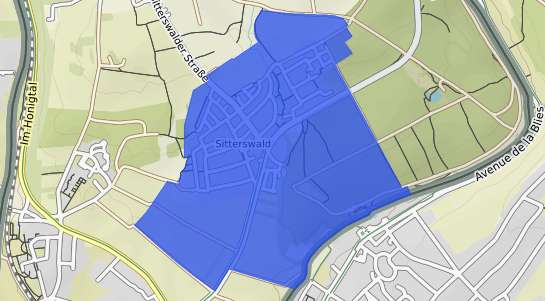 Bodenrichtwertkarte Kleinblittersdorf Sitterswald