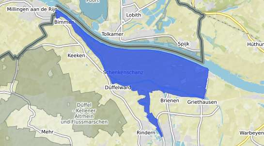 Bodenrichtwertkarte Kleve Salmorth