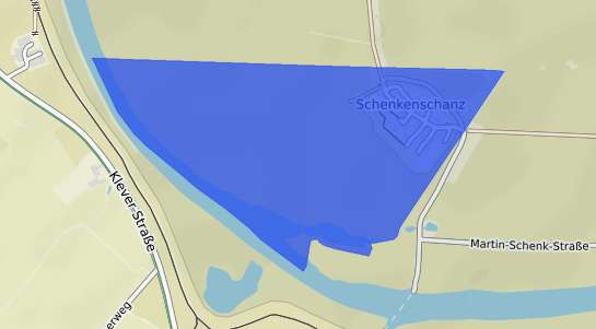 Bodenrichtwertkarte Kleve Schenkenschanz