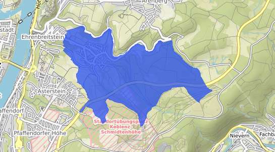 Bodenrichtwertkarte Koblenz Arzheim