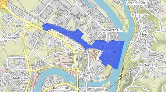 Bodenrichtwertkarte Koblenz Neuendorf