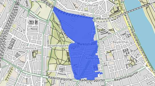 Bodenrichtwertkarte Köln Raderberg