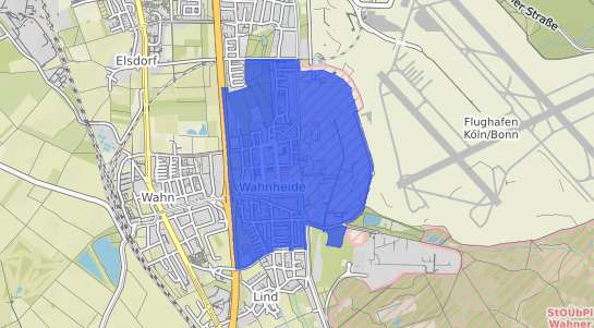 Bodenrichtwertkarte Köln Wahnheide