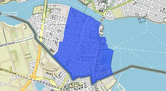 Bodenrichtwertkarte Konstanz Altstadt
