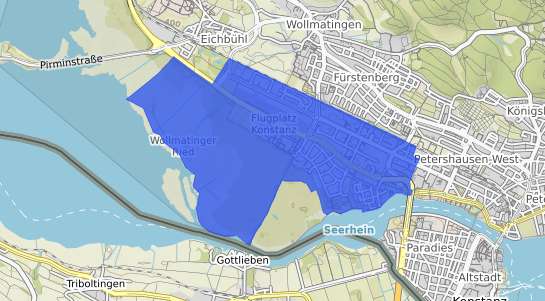 Bodenrichtwertkarte Konstanz Industriegebiet