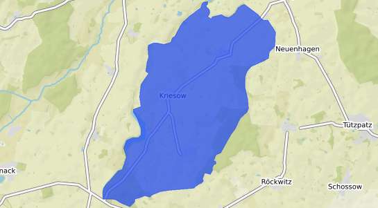 Bodenrichtwertkarte Kriesow Kriesow