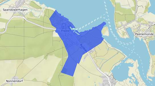 Bodenrichtwertkarte Kr&ouml;slin Freest
