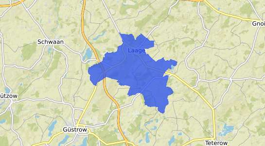 Bodenrichtwertkarte Laage Laage