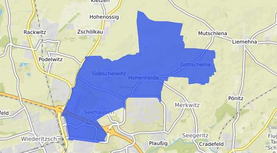 Bodenrichtwertkarte Leipzig Seehausen