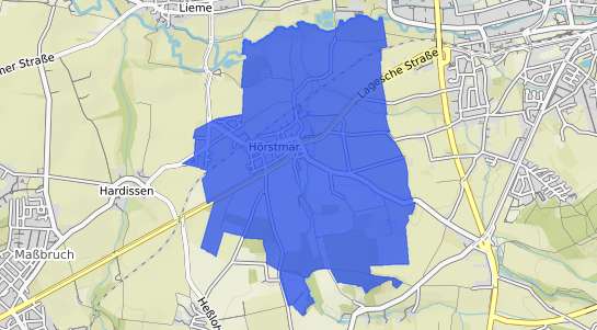 Bodenrichtwertkarte Lemgo H&ouml;rstmar
