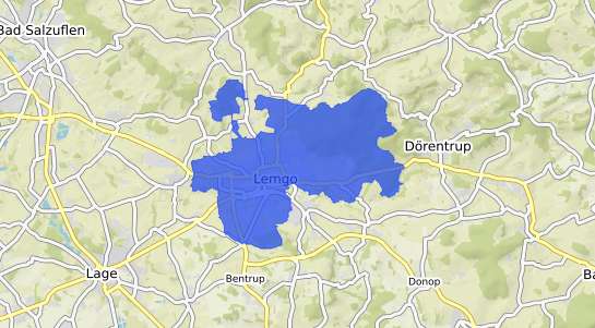 Bodenrichtwertkarte Lemgo Lemgo