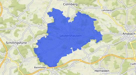 Bodenrichtwertkarte Leutershausen Leutershausen