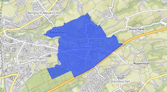 Bodenrichtwertkarte Leverkusen Lützenkirchen