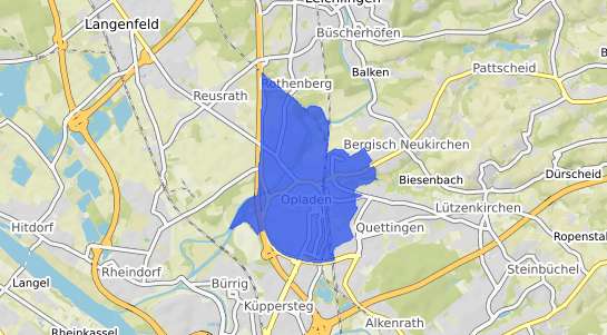 Bodenrichtwertkarte Leverkusen Opladen