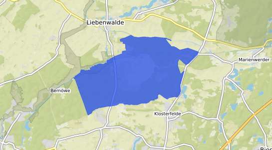 Bodenrichtwertkarte Liebenwalde Kreuzbruch