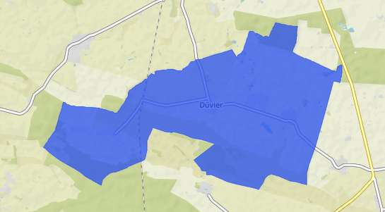 Bodenrichtwertkarte Loitz D&uuml;vier