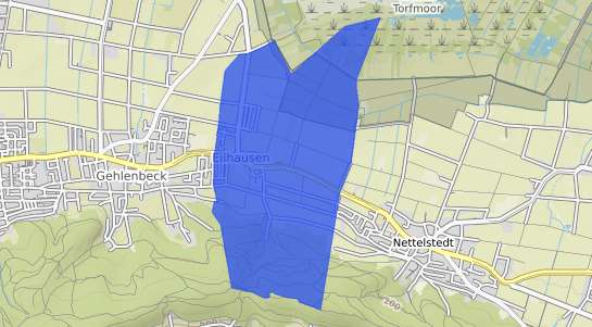 Bodenrichtwertkarte L&uuml;bbecke Eilhausen