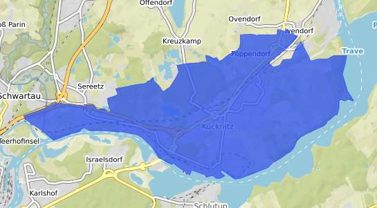 Bodenrichtwertkarte Lübeck Kücknitz