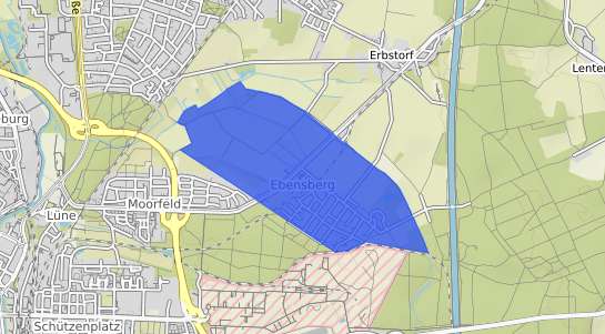 Bodenrichtwertkarte Lüneburg Ebensberg