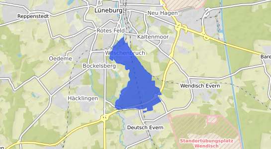 Bodenrichtwertkarte Lüneburg Wilschenbruch