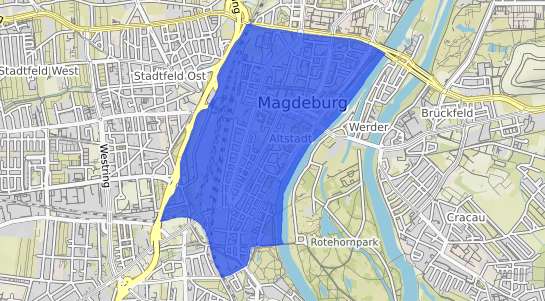 Bodenrichtwertkarte Magdeburg Altstadt