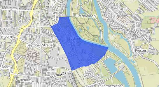 Bodenrichtwertkarte Magdeburg Buckau