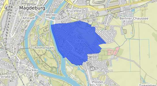 Bodenrichtwertkarte Magdeburg Cracau