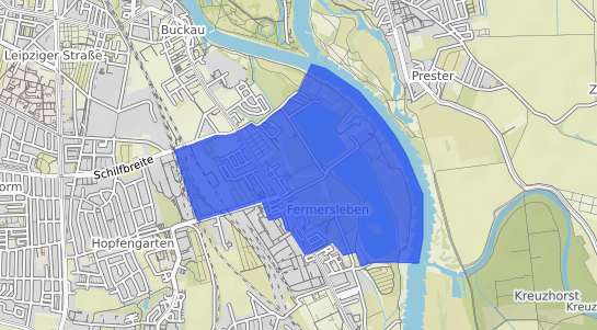 Bodenrichtwertkarte Magdeburg Fermersleben