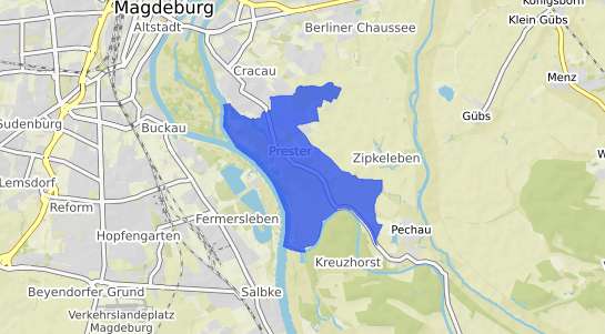 Bodenrichtwertkarte Magdeburg Prester