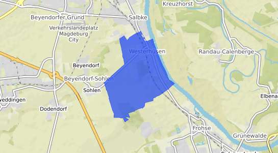 Bodenrichtwertkarte Magdeburg Westerhüsen