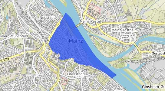 Bodenrichtwertkarte Mainz Altstadt