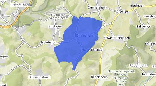 Bodenrichtwertkarte Mandelbachtal Ormesheim