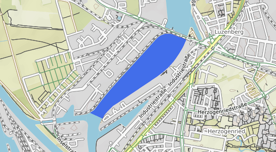 Bodenrichtwertkarte Mannheim Industriehafen