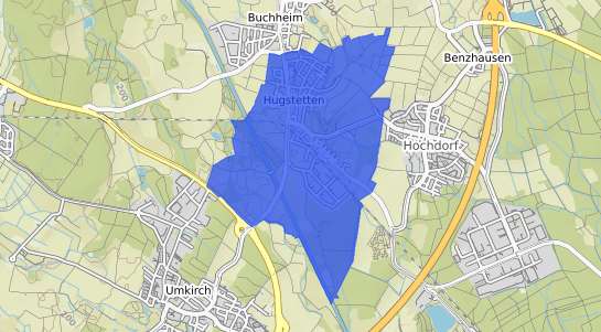 Bodenrichtwertkarte March Hugstetten