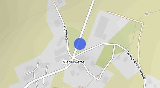 Bodenrichtwertkarte Marienheide Niederwette