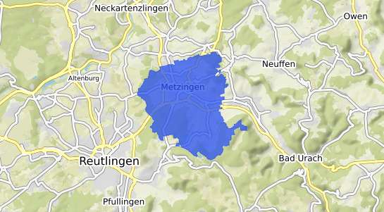 Bodenrichtwertkarte Metzingen Metzingen