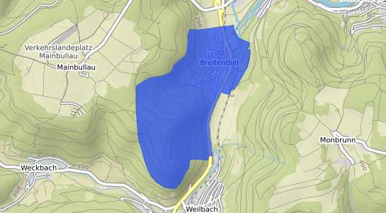 Bodenrichtwertkarte Miltenberg Breitendiel