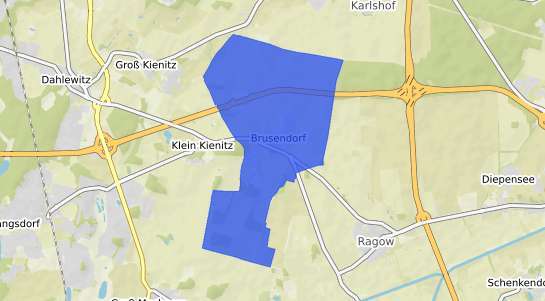 Bodenrichtwertkarte Mittenwalde Brusendorf