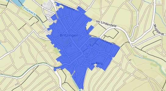 Bodenrichtwertkarte M&uuml;llheim (Baden) Britzingen