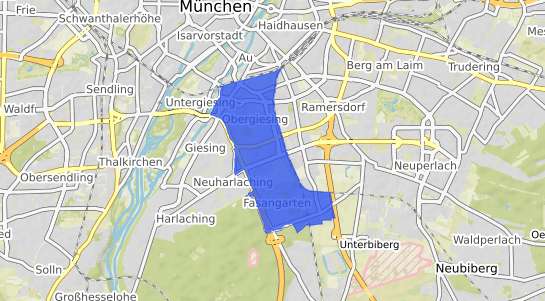 Bodenrichtwertkarte München Obergiesing
