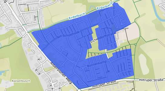 Bodenrichtwertkarte Münster Angelmodde