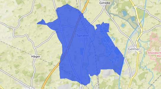 Bodenrichtwertkarte M&uuml;nster Sprakel