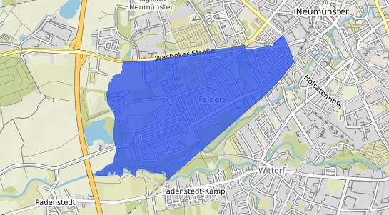 Bodenrichtwertkarte Neum&uuml;nster Faldera