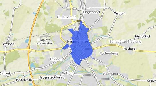 Bodenrichtwertkarte Neumünster Innenstadt