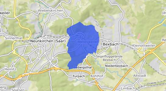 Bodenrichtwertkarte Neunkirchen Wellesweiler