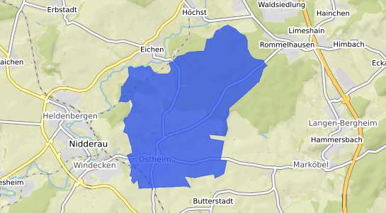 Bodenrichtwertkarte Nidderau Ostheim