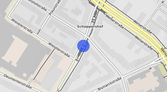 Bodenrichtwertkarte N&uuml;rnberg Schoppershof