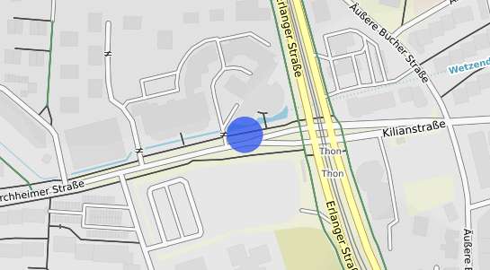 Bodenrichtwertkarte N&uuml;rnberg Thon