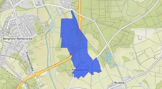 Bodenrichtwertkarte Nuthetal Philippsthal