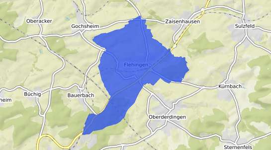 Bodenrichtwertkarte Oberderdingen Flehingen